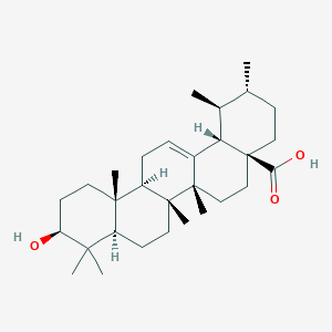 molecular formula C30H48O3 B1682810 Ursolic acid CAS No. 77-52-1