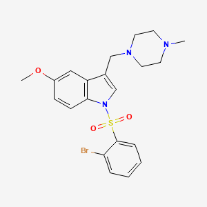 molecular formula C21H24BrN3O3S B1682835 马苏匹丁 CAS No. 701205-60-9