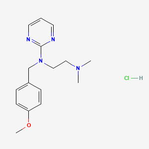molecular formula C16H23ClN4O B1682884 盐酸苯海拉明 CAS No. 63-56-9