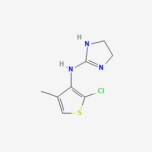 molecular formula C8H10ClN3S B1682899 天门冬氨 CAS No. 31428-61-2