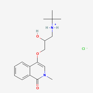 B1682904 Tilisolol hydrochloride CAS No. 62774-96-3