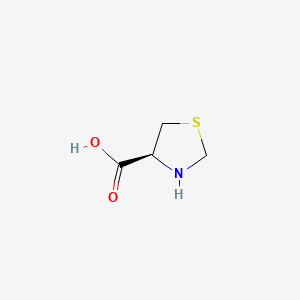 molecular formula C4H7NO2S B1682909 (S)-噻唑烷-4-羧酸 CAS No. 45521-09-3