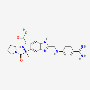 molecular formula C25H31N7O3 B1682928 Tanogitran CAS No. 637328-69-9