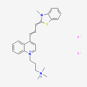 molecular formula C26H31I2N3S B1682988 TO-PRO3 iodide CAS No. 157199-63-8