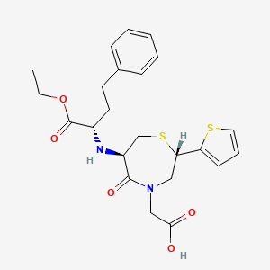 molecular formula C23H28N2O5S2 B1683001 替莫卡匹 CAS No. 111902-57-9