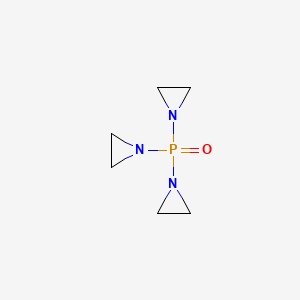 molecular formula C8H23N5<br>(NH2CH2CH2NHCH2CH2)2NH<br>C6H12N3OP B1683007 Triethylenephosphoramide CAS No. 545-55-1
