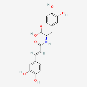 molecular formula C18H17NO7 B1683012 反式丁香酚 CAS No. 53755-02-5