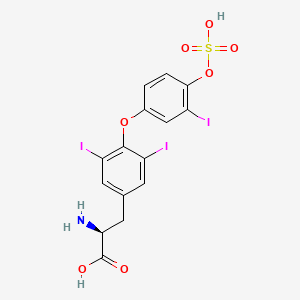 B1683036 Triiodothyronine sulfate CAS No. 31135-55-4