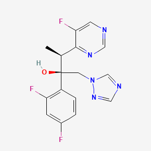 molecular formula C16H14F3N5O B1683067 伏立康唑 CAS No. 137234-62-9