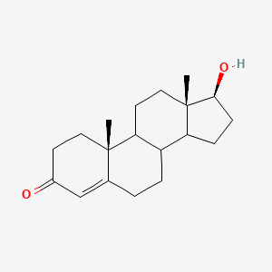 molecular formula C19H28O2 B1683101 睾酮 CAS No. 58-22-0