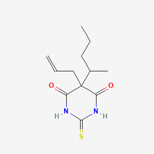 molecular formula C12H18N2O2S B1683129 Thiamylal CAS No. 77-27-0