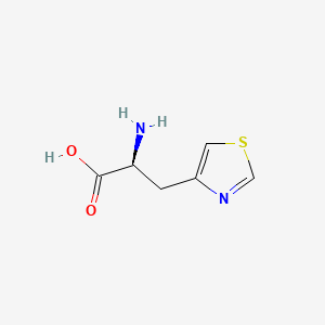 molecular formula C6H8N2O2S B1683130 噻唑基丙氨酸 CAS No. 119433-80-6