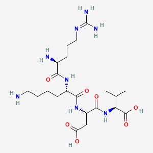 molecular formula C21H40N8O7 B1683138 Thymocartin CAS No. 85466-18-8