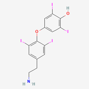 molecular formula C14H11I4NO2 B1683144 Thyroxamine CAS No. 3571-49-1