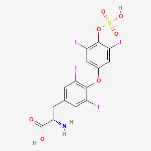 molecular formula C15H11I4NO7S B1683145 Thyroxine sulfate CAS No. 77074-49-8