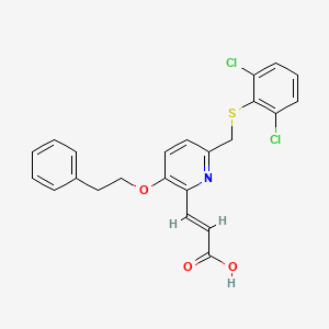 molecular formula C23H19Cl2NO3S B1683156 替考鲁班特 CAS No. 154413-61-3