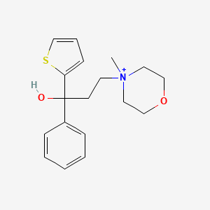 molecular formula C18H24INO2S B1683158 Tiemonium CAS No. 6252-92-2