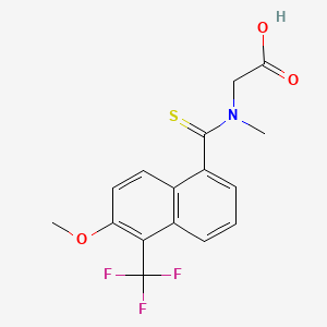 molecular formula C16H14F3NO3S B1683199 托瑞司他 CAS No. 82964-04-3