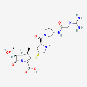 molecular formula C23H35N7O6S B1683202 托莫培南 CAS No. 222400-20-6