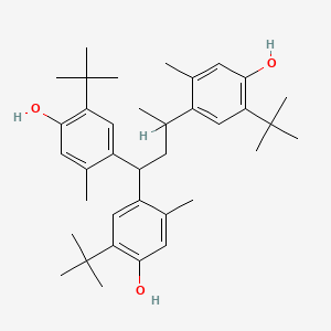 B1683206 1,1,3-Tris(2-methyl-4-hydroxy-5-tert-butylphenyl)butane CAS No. 1843-03-4