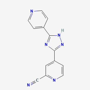 molecular formula C13H8N6 B1683209 Topiroxostat CAS No. 577778-58-6