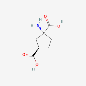 molecular formula C7H11NO4 B1683217 反式-ACPD CAS No. 67684-64-4
