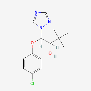 molecular formula C14H18ClN3O2 B1683232 三唑醇 CAS No. 55219-65-3