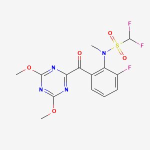 molecular formula C14H13F3N4O5S B1683233 三氟胺 CAS No. 874195-61-6