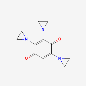 molecular formula C12H13N3O2 B1683235 三嗪酮 CAS No. 68-76-8
