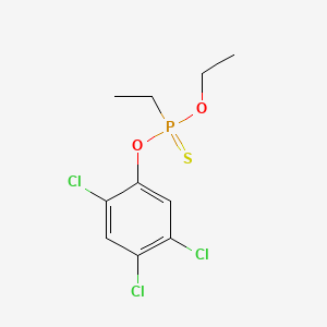 molecular formula C10H12Cl3O2PS B1683238 三氯酸 CAS No. 327-98-0