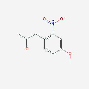 molecular formula C10H11NO4 B168325 1-(4-甲氧基-2-硝基苯基)丙酮 CAS No. 113352-66-2