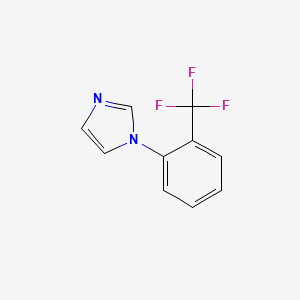 B1683252 1-(2-Trifluoromethylphenyl)imidazole CAS No. 25371-96-4