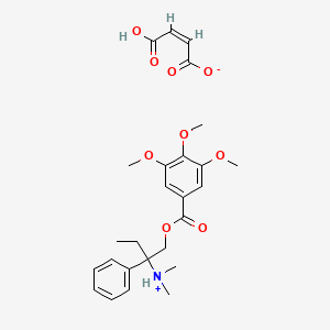 molecular formula C26H33NO9 B1683255 马来酸曲美布丁 CAS No. 34140-59-5