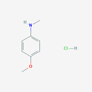 molecular formula C8H12ClNO B168326 4-Methoxy-N-methylaniline hydrochloride CAS No. 10541-33-0