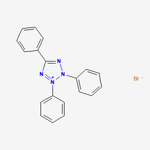 molecular formula C19H15BrN4 B1683267 2,3,5-三苯基四唑溴化物 CAS No. 1096-80-6