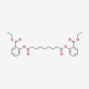 molecular formula C27H32O8 B1683275 Azeloyl diethyl salicylate CAS No. 207972-39-2