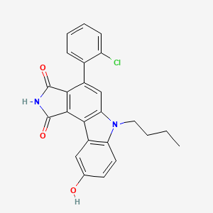 molecular formula C24H19ClN2O3 B1683297 Wee1抑制剂II CAS No. 622855-50-9