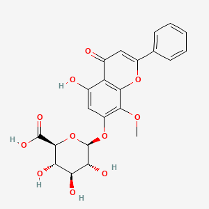 molecular formula C22H20O11 B1683319 Wogonoside CAS No. 51059-44-0