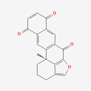 molecular formula C20H14O4 B1683339 Xestoquinone CAS No. 97743-96-9