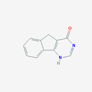 molecular formula C11H8N2O B168336 1H-Indeno[1,2-d]pyrimidin-4(5H)-one CAS No. 197861-26-0