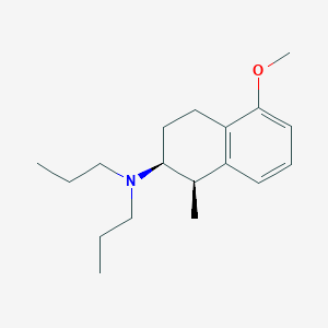 molecular formula C18H29NO B1683369 cis-5-Methoxy-1-methyl-2-(di-n-propylamino)tetralin CAS No. 95999-11-4