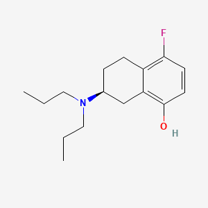 molecular formula C16H24FNO B1683370 5-Fluoro-8-hydroxy-2-(dipropylamino)tetralin CAS No. 127126-21-0