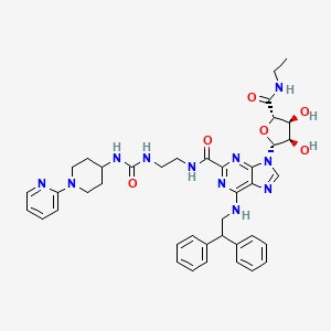molecular formula C40H47N11O6 B1683377 Unii-8L3oaj1R5A CAS No. 380221-63-6