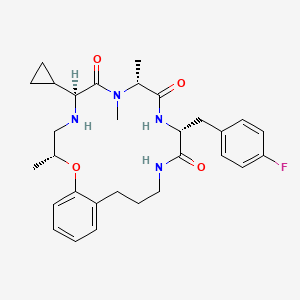 molecular formula C30H39FN4O4 B1683390 Ulimorelin CAS No. 842131-33-3