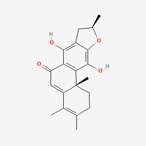 molecular formula C20H22O4 B1683396 Uncinatone CAS No. 99624-92-7