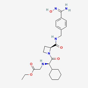 molecular formula C24H35N5O5 B1683401 Ximelagatran CAS No. 192939-46-1