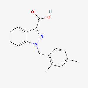 molecular formula C17H16N2O2 B1683404 Xinidamine CAS No. 50264-78-3