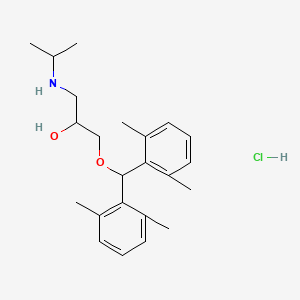 molecular formula C23H34ClNO2 B1683407 Xipranolol hydrochloride CAS No. 19179-88-5