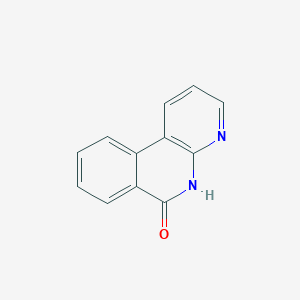 molecular formula C12H8N2O B1683417 苯并[c][1,8]萘啶-6(5H)-酮 CAS No. 53439-81-9