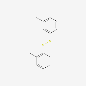 molecular formula C16H18S2 B1683433 Disulfide, 2,4-dimethylphenyl 3,4-dimethylphenyl CAS No. 27080-90-6